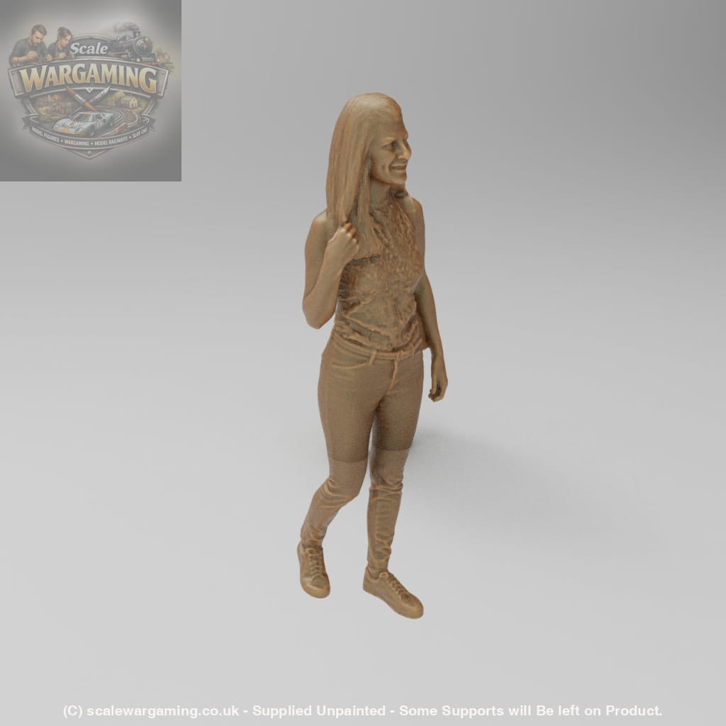 SW046 Female in Summer Clothes with Shoulder Bag - Figure