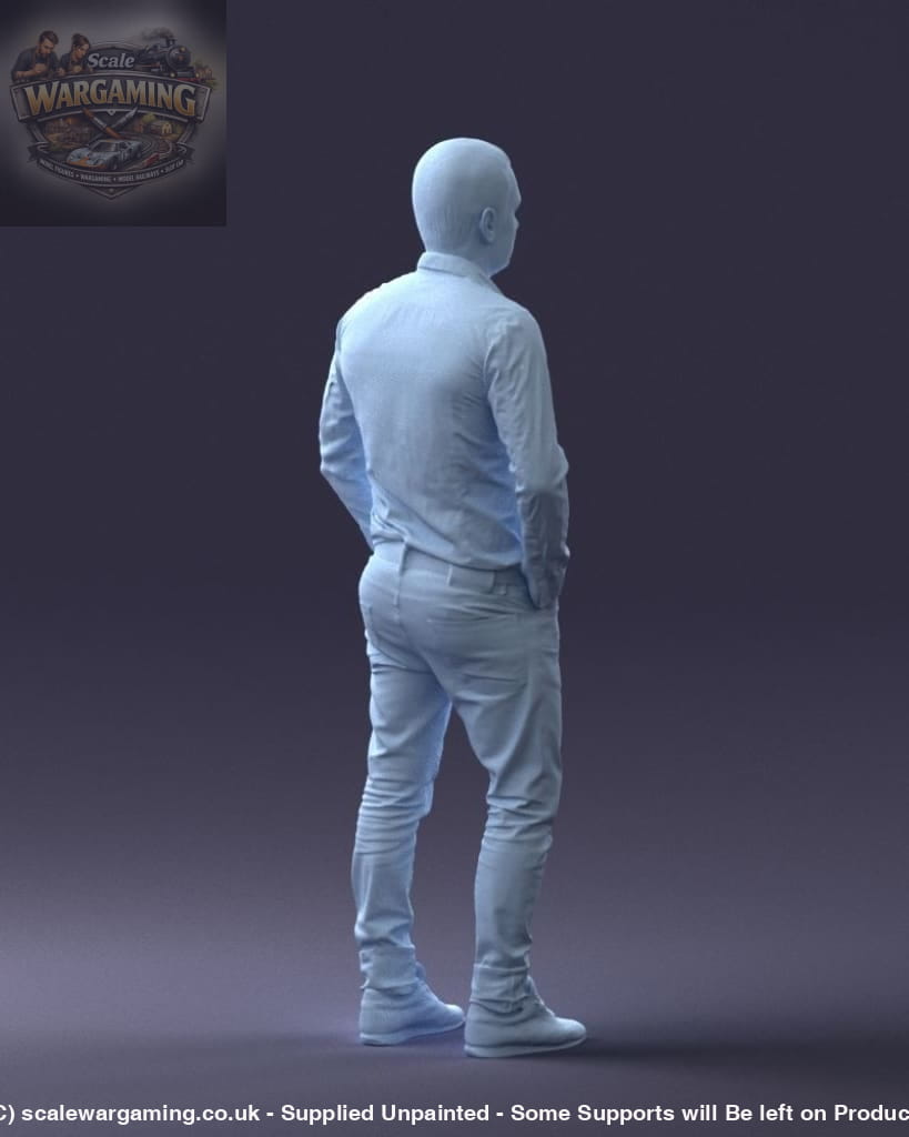 Male With Hands In Pockets Figure