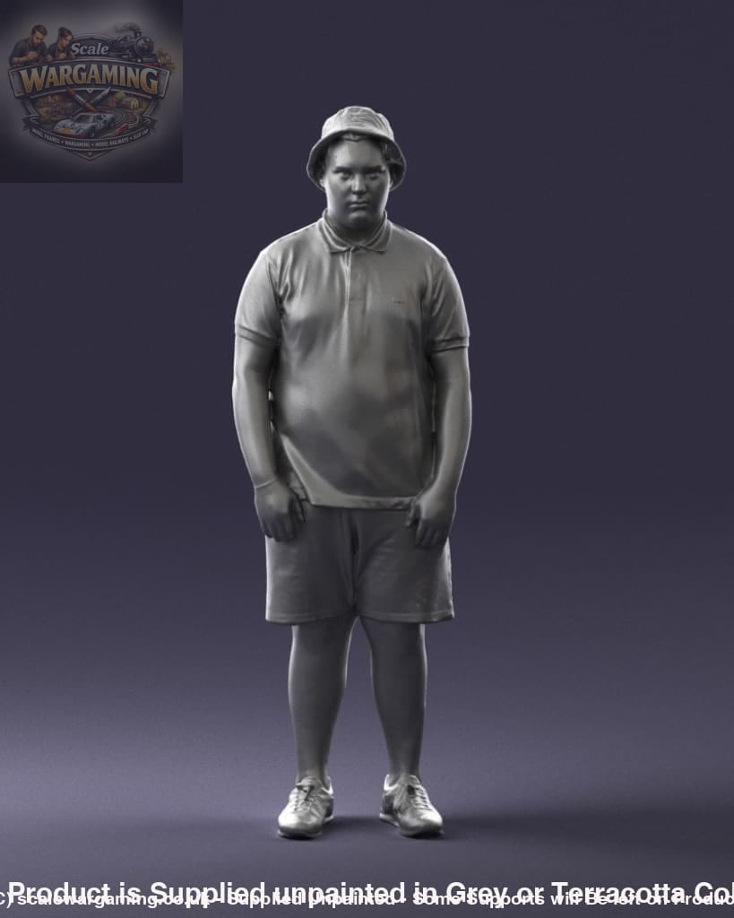 Young Boy In Cap Figure