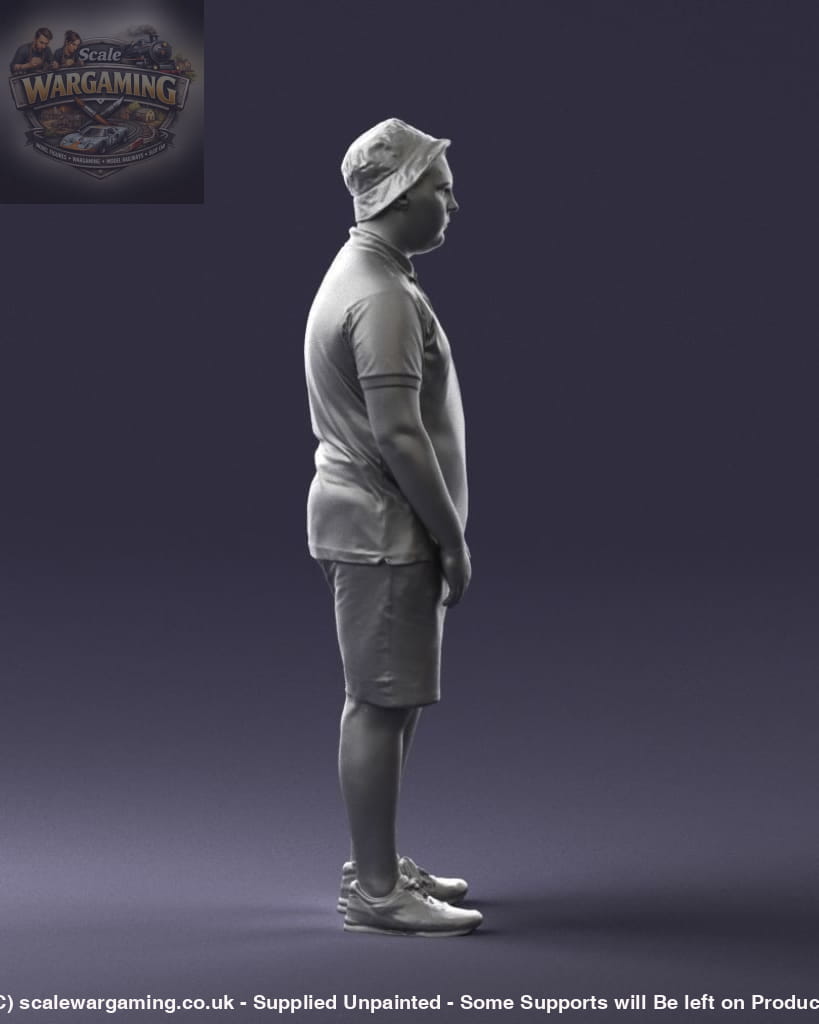 Young Boy In Cap Figure