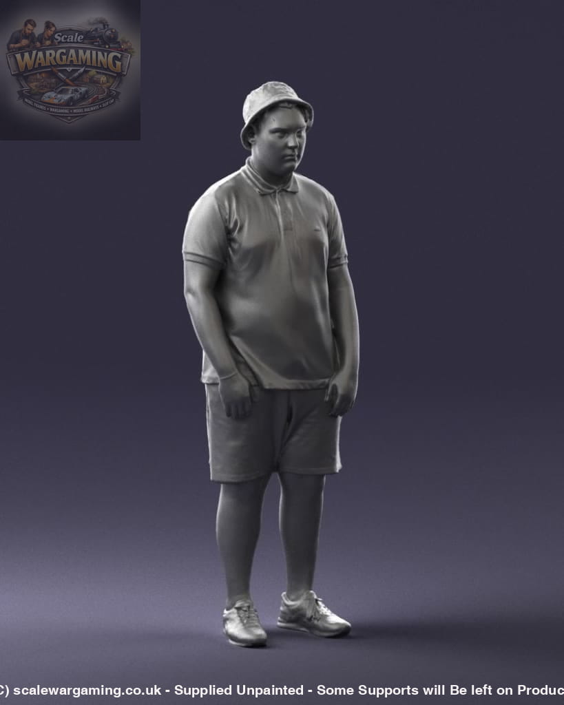 Young Boy In Cap Figure