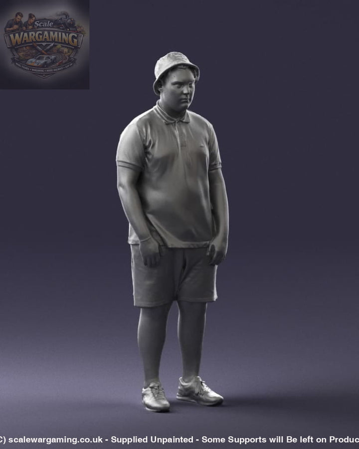 Young Boy In Cap Figure