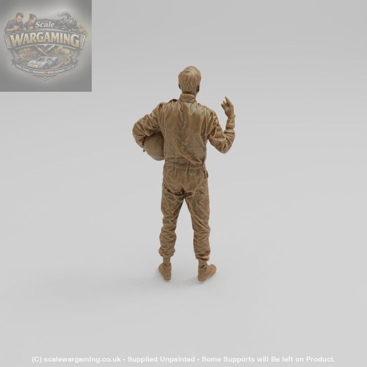SW091 Male Racing Car Driver - Figure