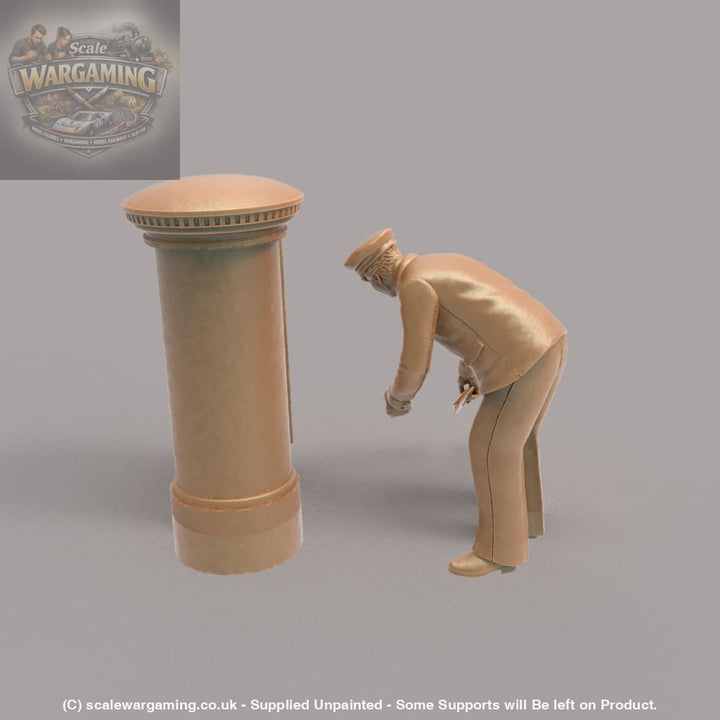 MM1010 Postman and mail box Figure
