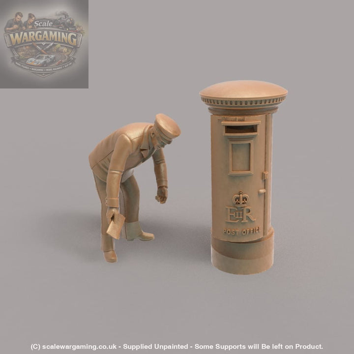 MM1010 Postman and mail box Figure