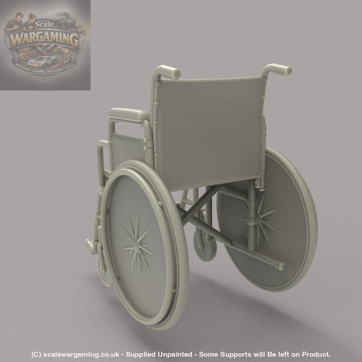 MM1212 Old man sitting in a wheel chair Figure