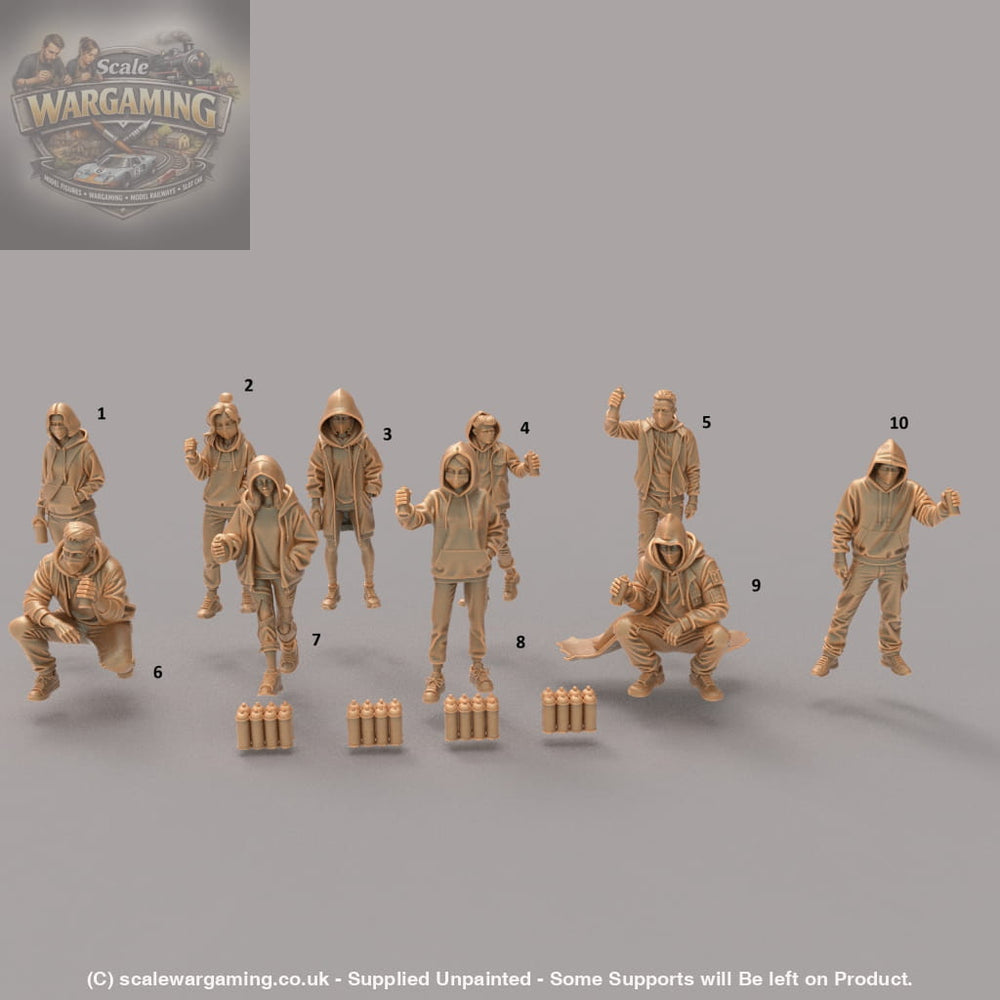 MM1302 Graffiti Painters Figure