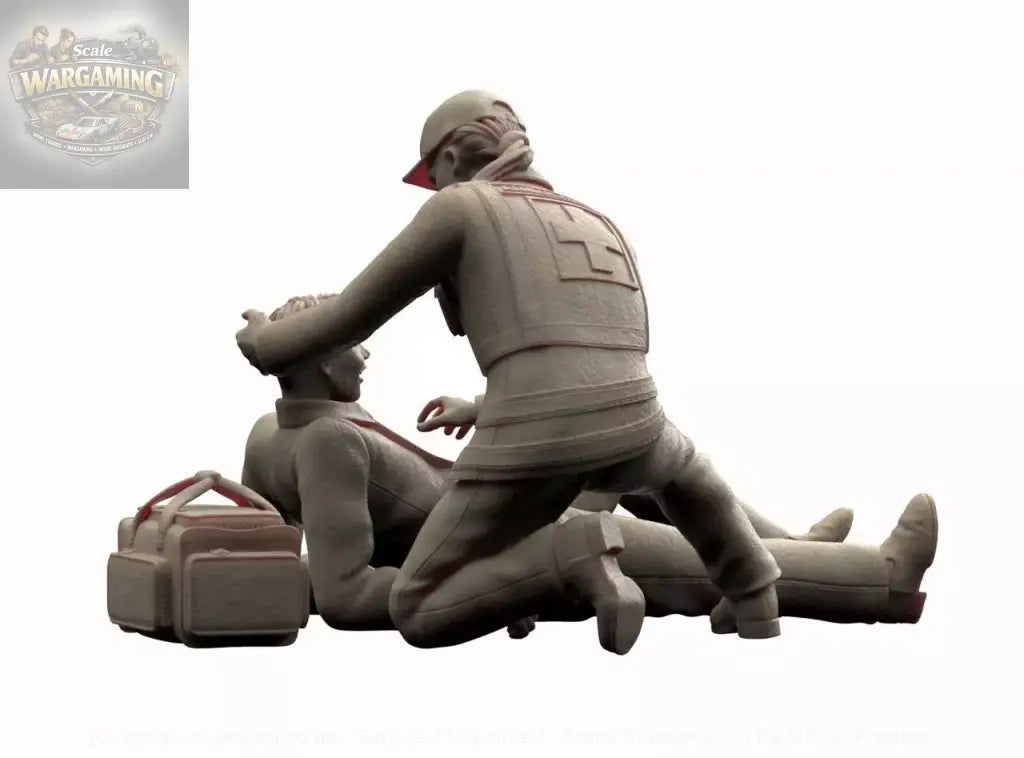 MM1306 Ambulance Crew and Casualty Figure