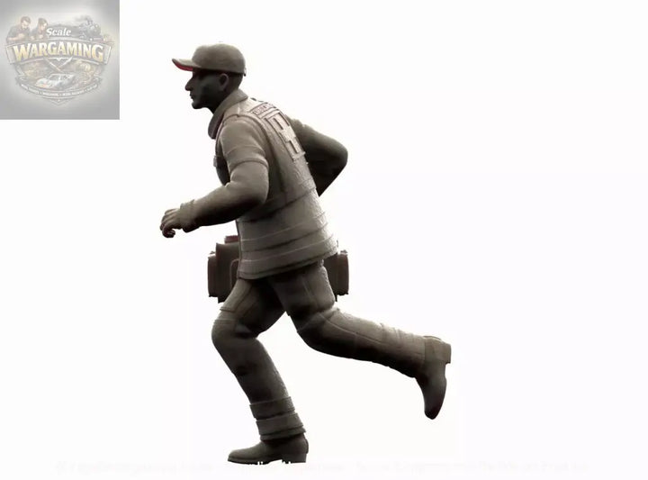 MM1307 Ambulance Crew Running Figure