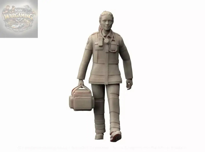 MM1308 Ambulance Female with Bag Figure