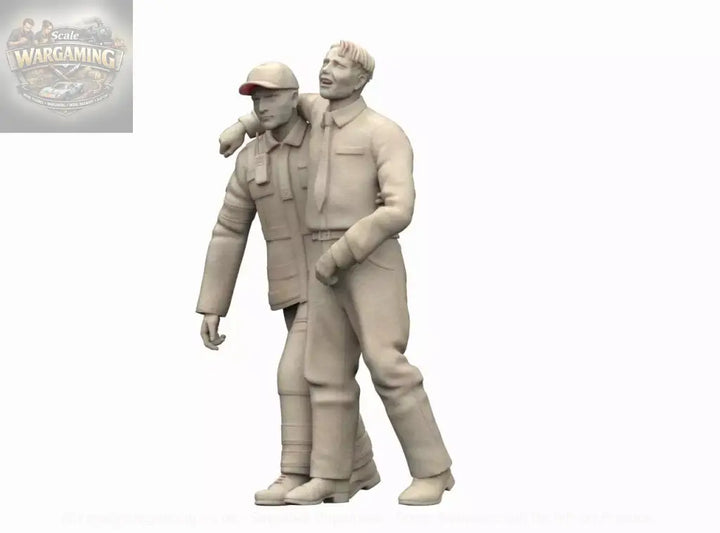 MM1309 Ambulance Crew Holding Casualty Figure