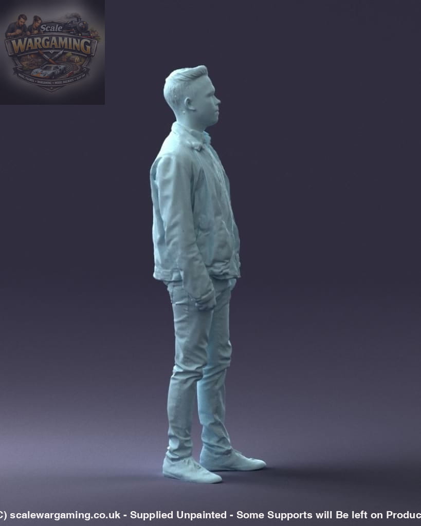 Trendy Teenager Wearing A Jacket Figure