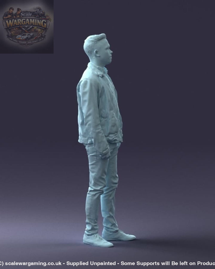 Trendy Teenager Wearing A Jacket Figure