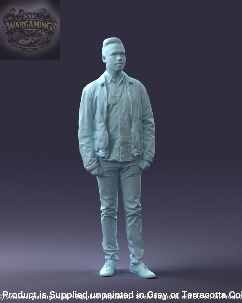 Trendy Teenager Wearing A Jacket Figure