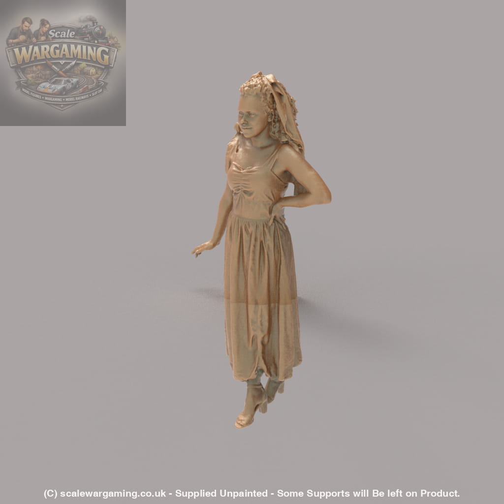 MM1399 Female in long dress Figure