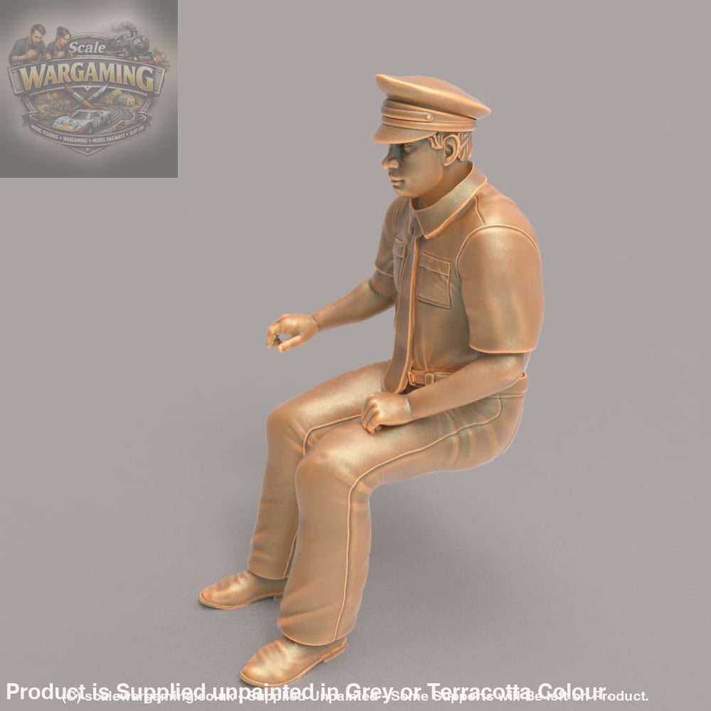 MM160B Male Bus/Train Driver with Hat Figure