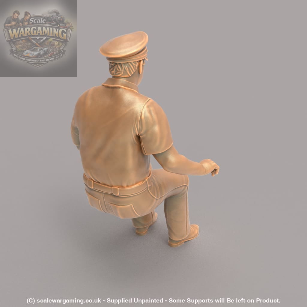 MM160B Male Bus/Train Driver with Hat Figure