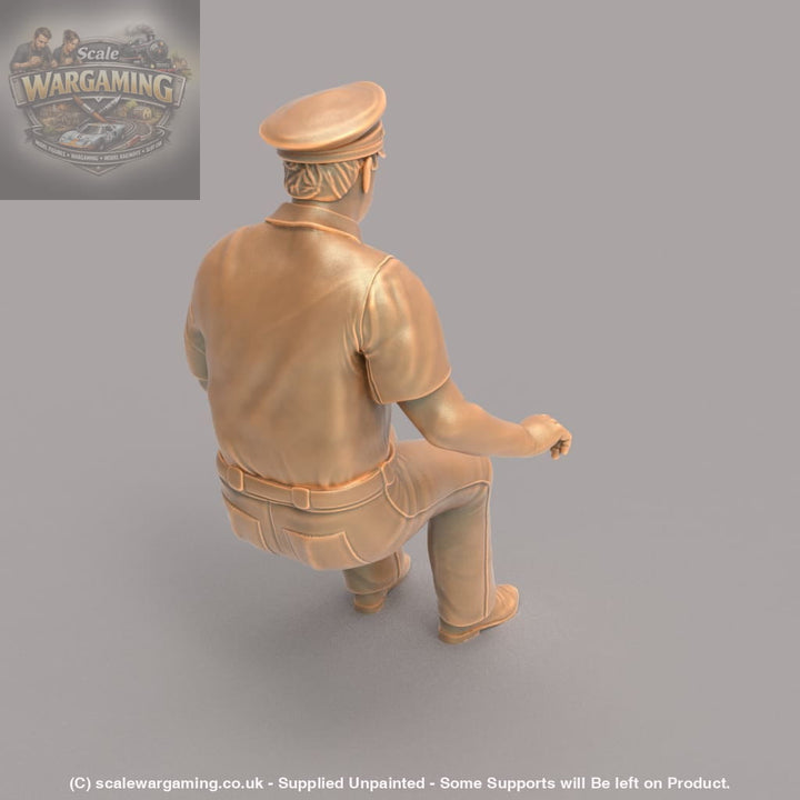 MM160B Male Bus/Train Driver with Hat Figure