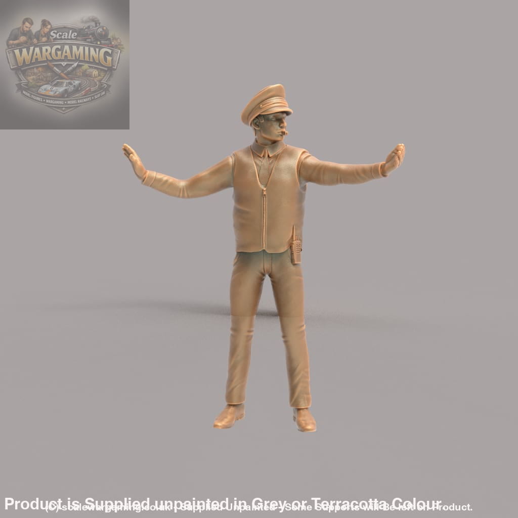 MM173 Traffic Policeman Directing Traffic Figure