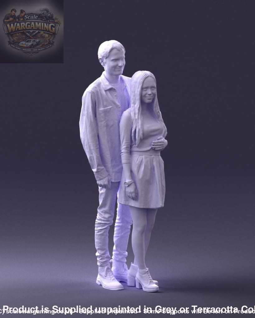 Young Teenage Couple Figure