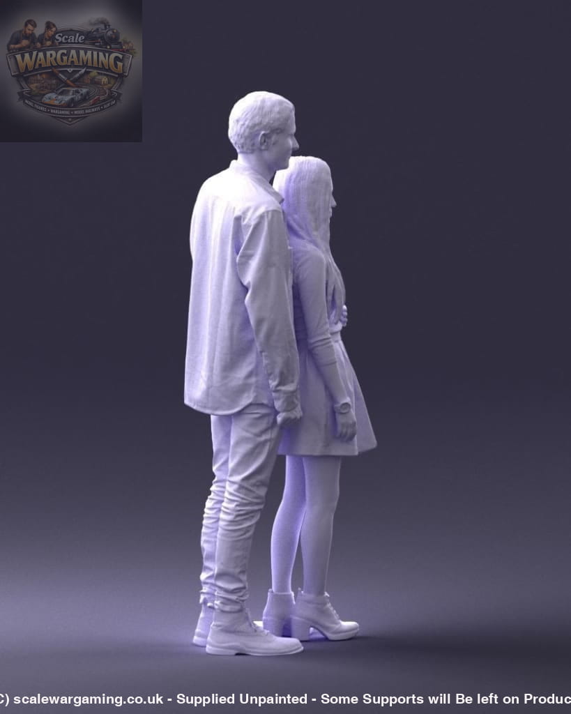 Young Teenage Couple Figure