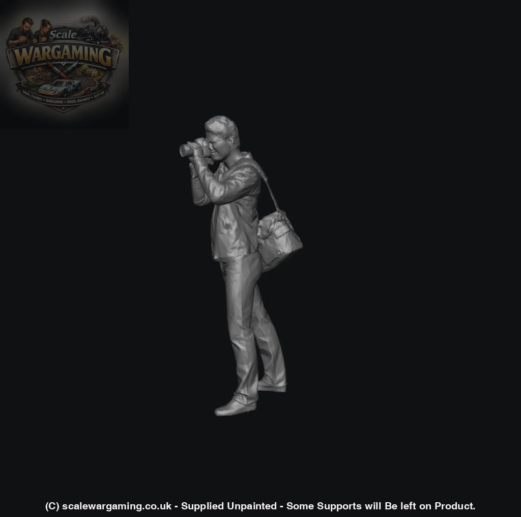 SW190 Male Train Spotter with Camera - Figure