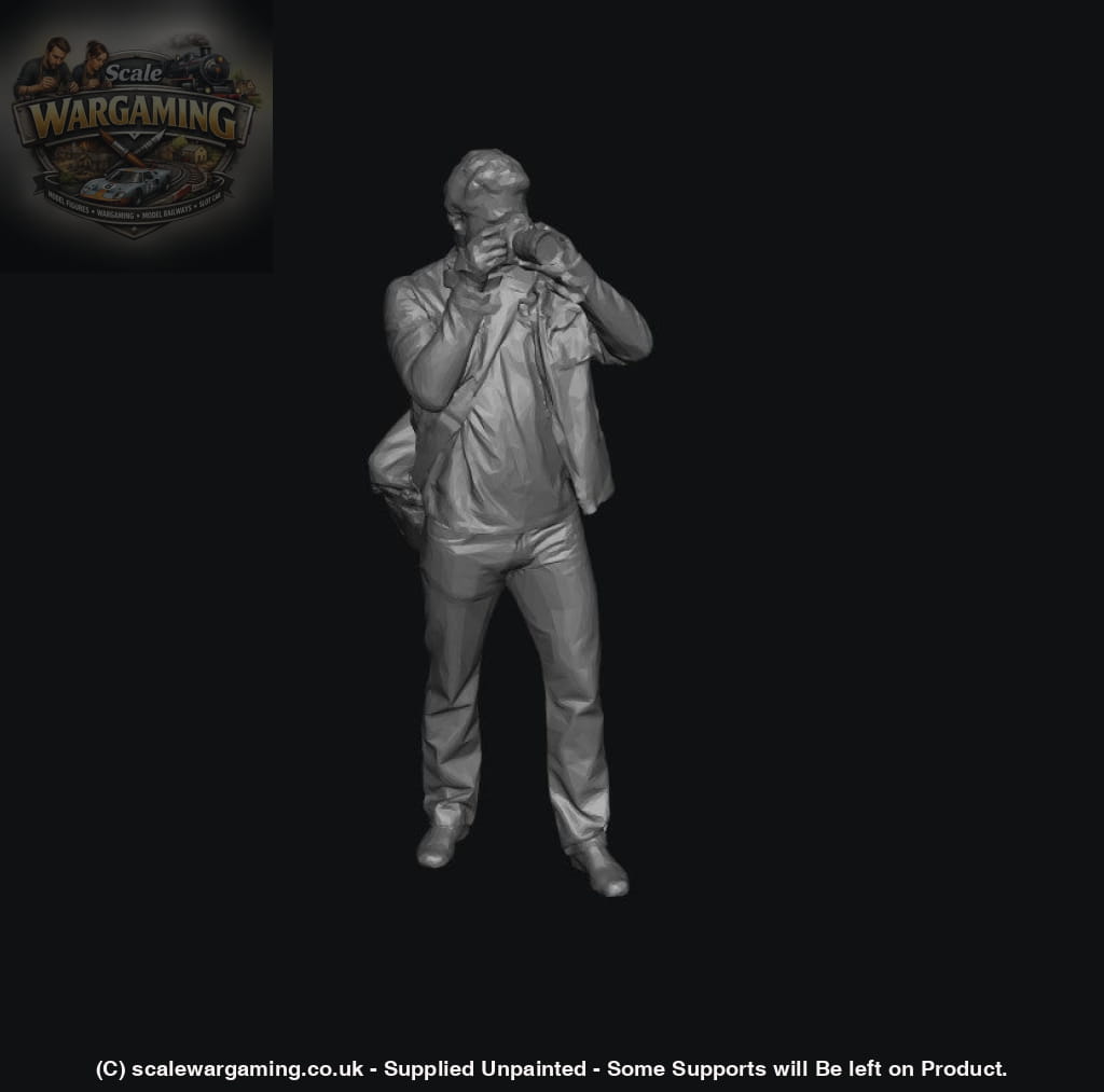 SW190 Male Train Spotter with Camera - Figure