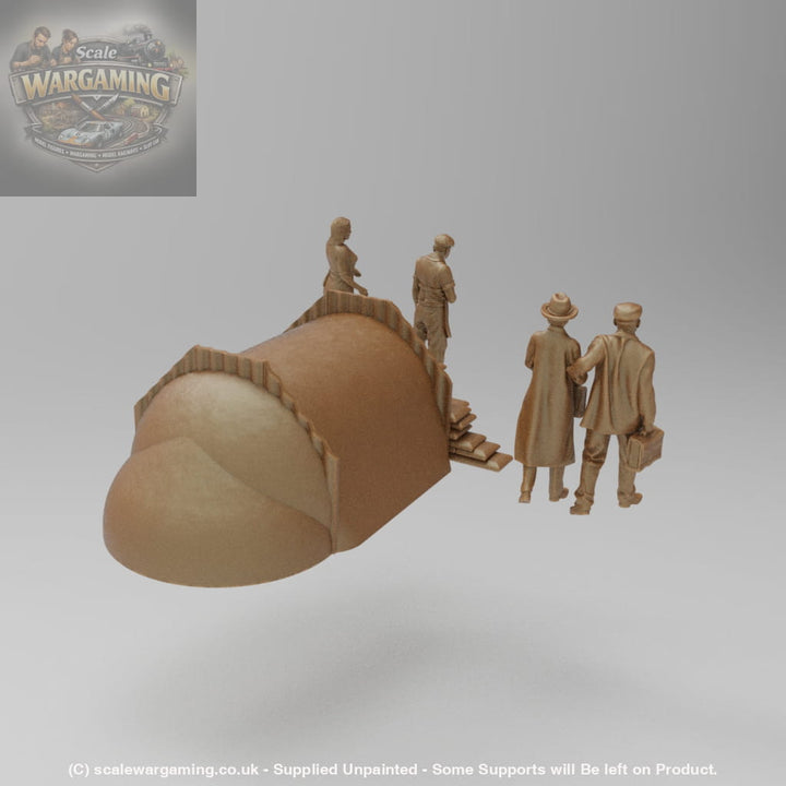 SW1940 WW2 Anderson Shelter and Figures - Figure