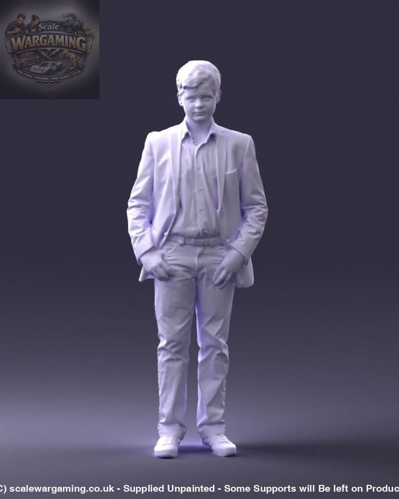 Young Boy In Suite Figure