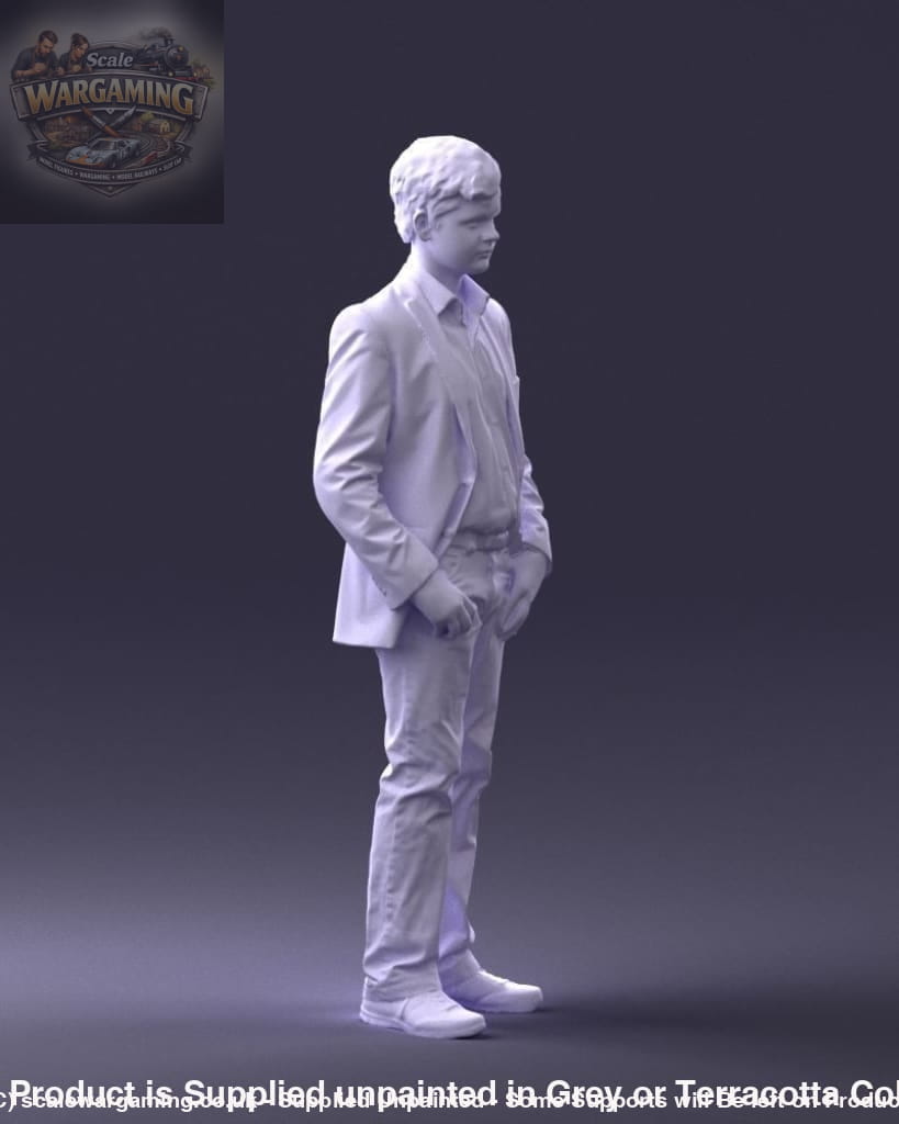 Young Boy In Suite Figure