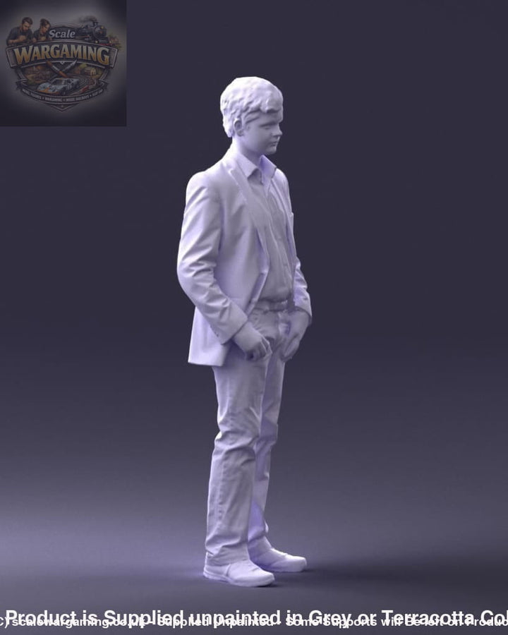 Young Boy In Suite Figure