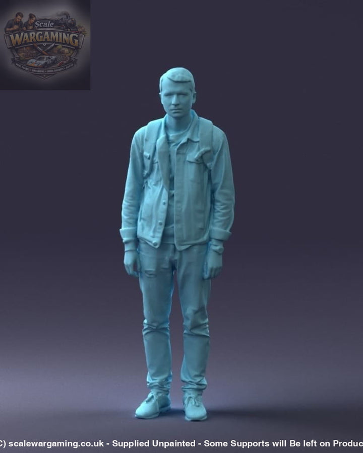 Young Teenager In Denham With Rucksack Figure