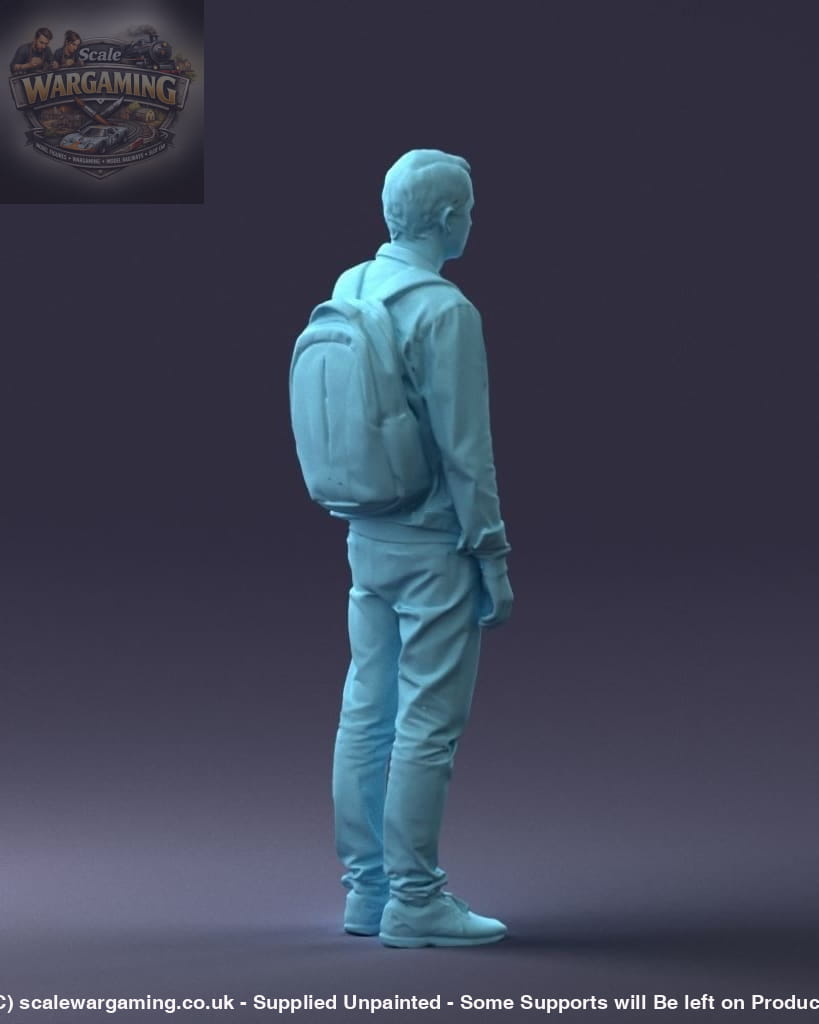 Young Teenager In Denham With Rucksack Figure
