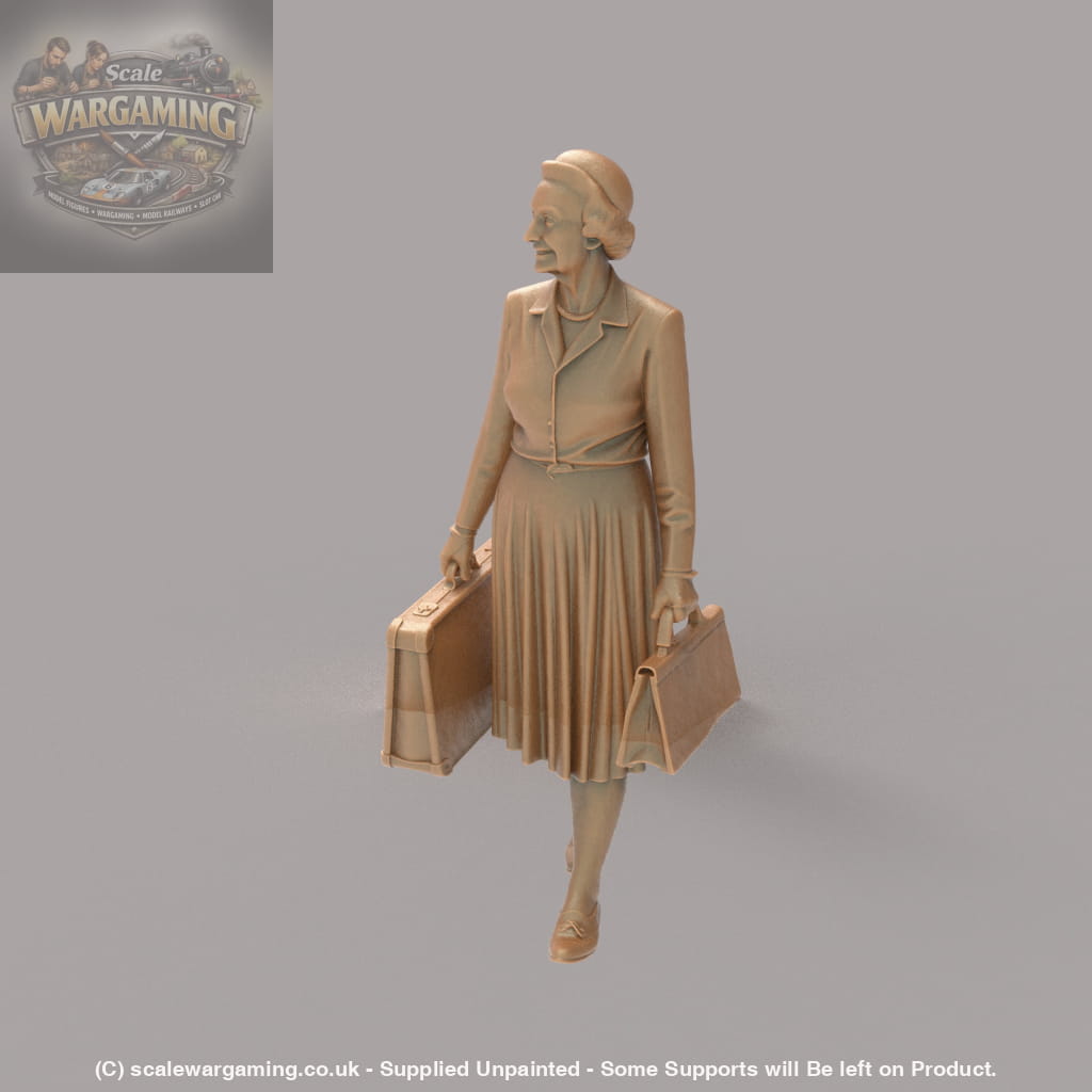 SW2143 1950’s Pensioner With Cases - Figure