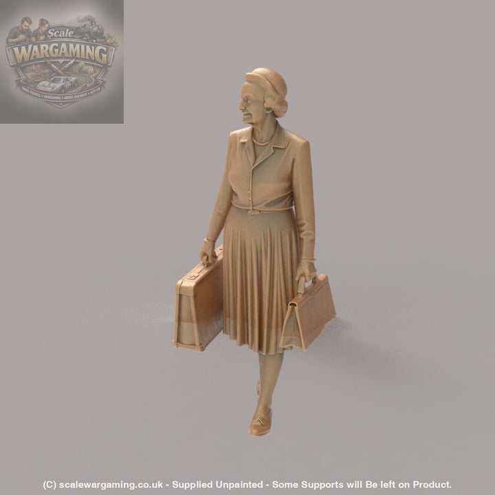 SW2143 1950’s Pensioner With Cases - Figure