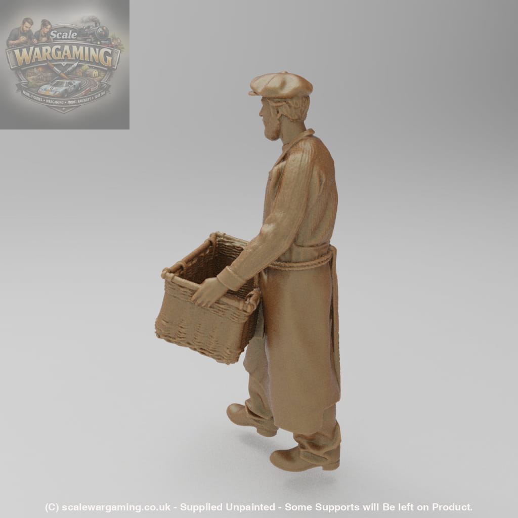 SW2148 Fisherman and basket - Figure