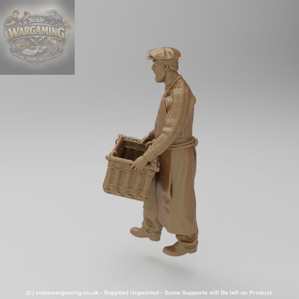 SW2149 Dockside worker with basket - Figure
