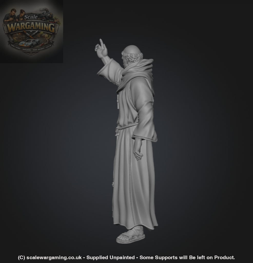 SW2178 Angry Monk Giving Sermon - Figure