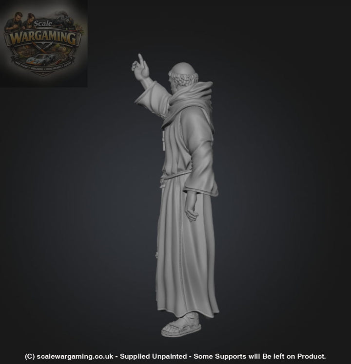 SW2178 Angry Monk Giving Sermon - Figure