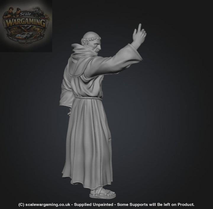 SW2178 Angry Monk Giving Sermon - Figure