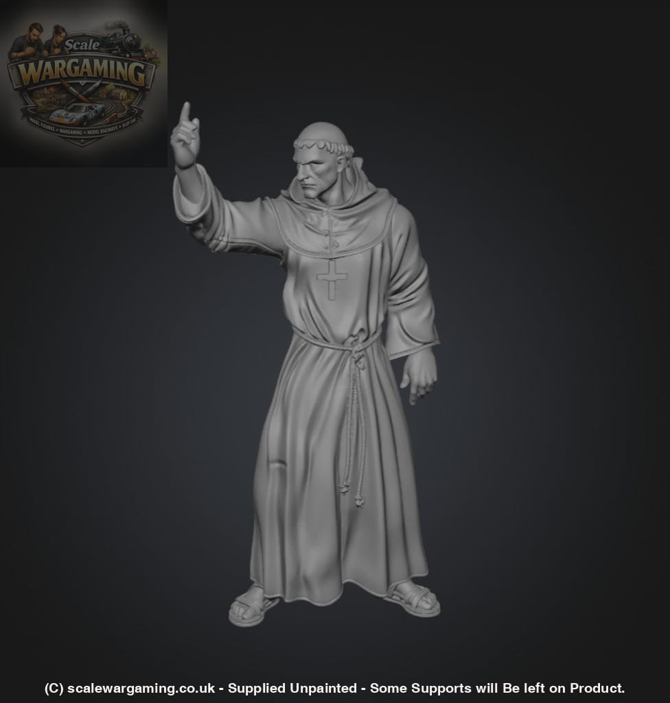 SW2178 Angry Monk Giving Sermon - Figure