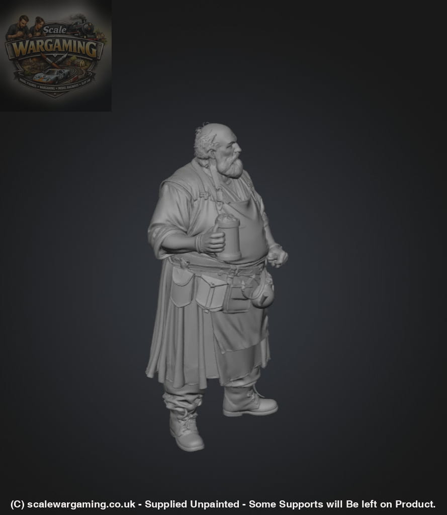 SW2186 Medieval Jailer with Beer - Figure