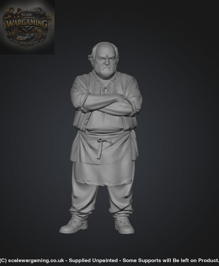 SW2187 Medieval Grumpy Barkeep - Figure