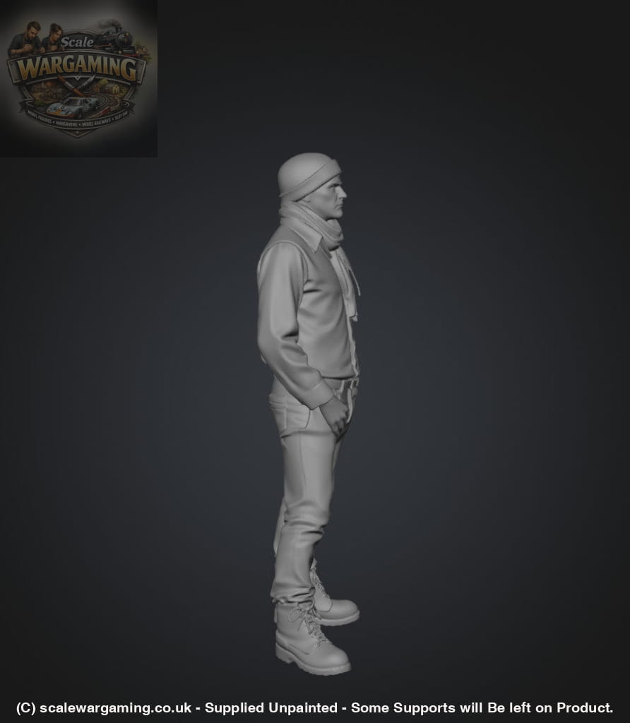 SW2194 Male Standing with Scarf - Figure