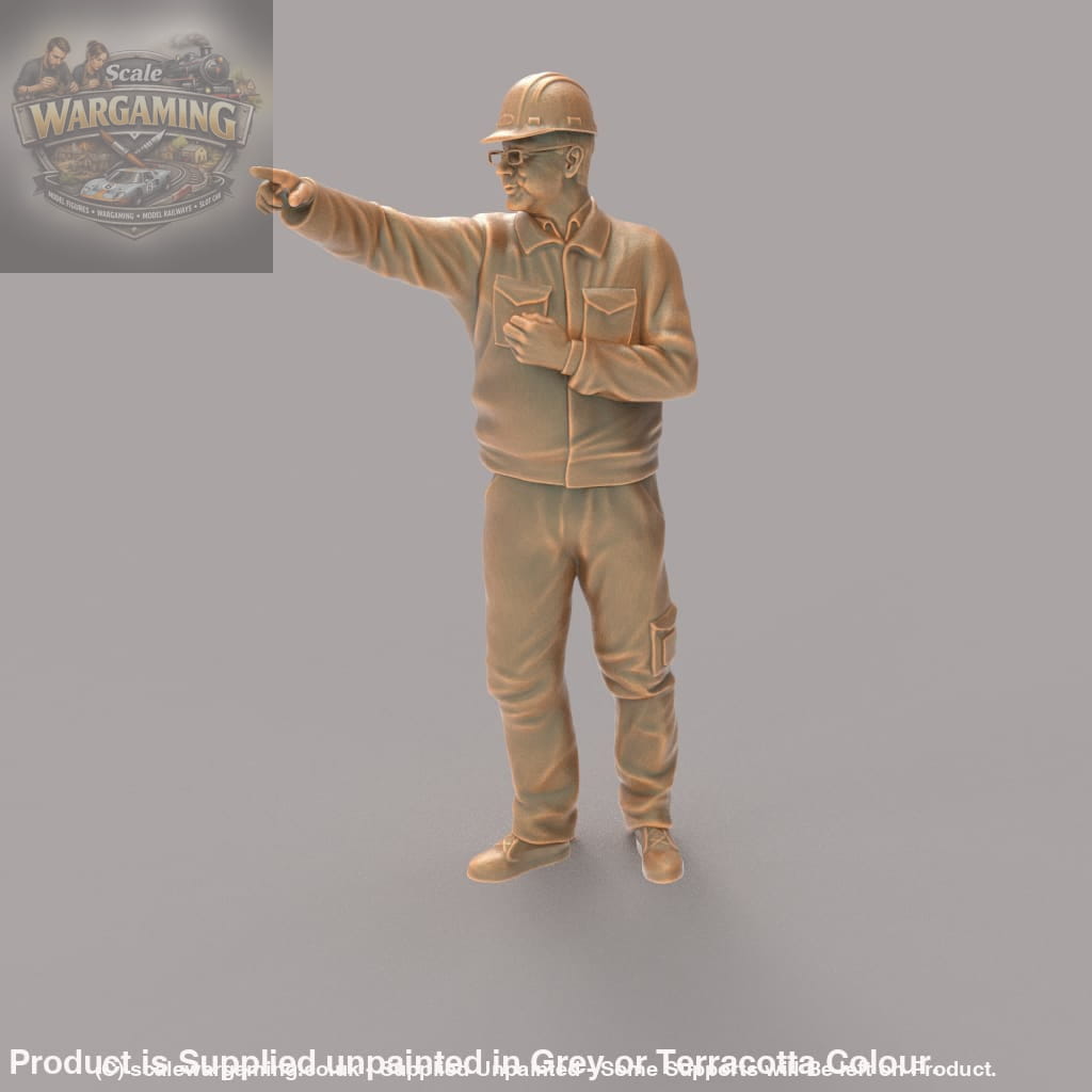 MM289 Site Foreman/Builder Pointing Figure