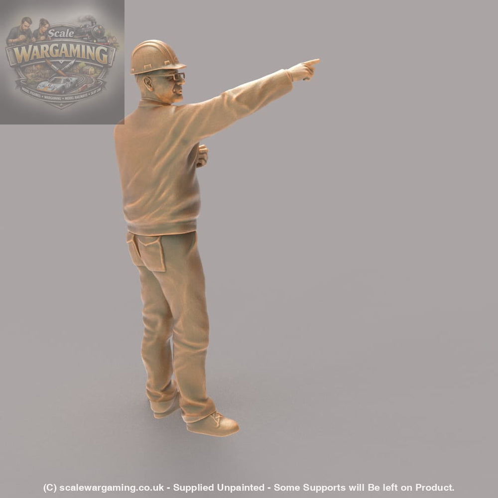 MM289 Site Foreman/Builder Pointing Figure