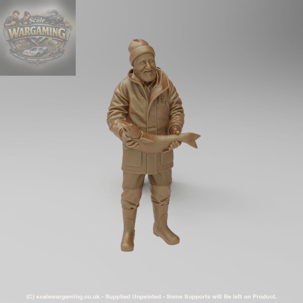 SW3009 Fisherman with his Catch - Figure