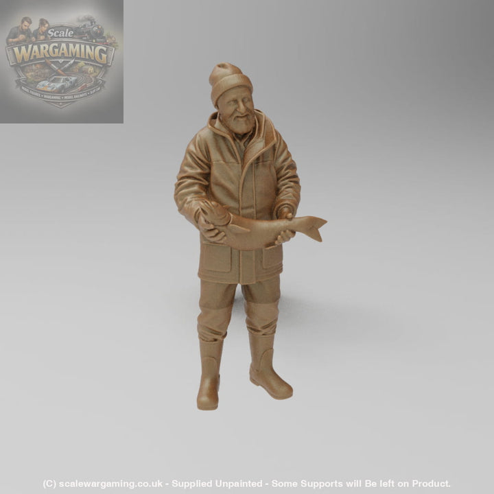 SW3009 Fisherman with his Catch - Figure