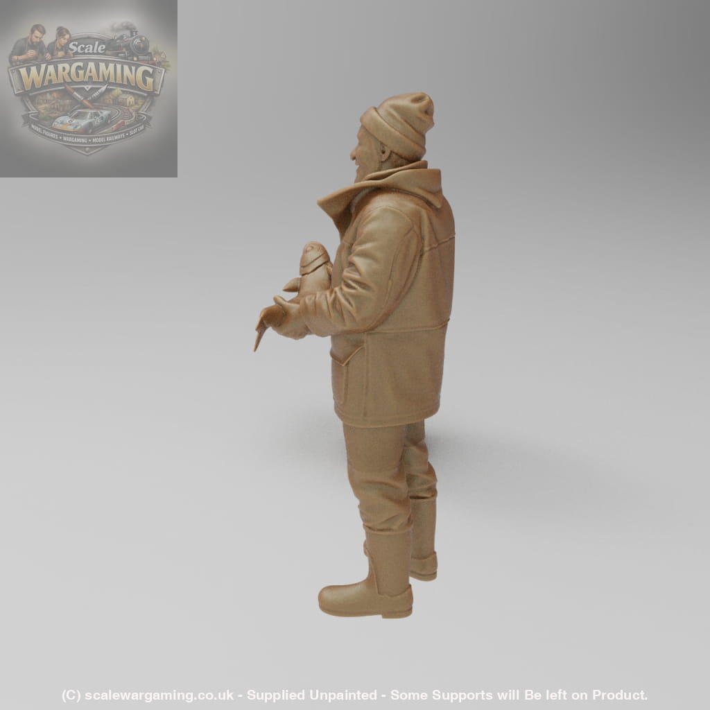 SW3009 Fisherman with his Catch - Figure