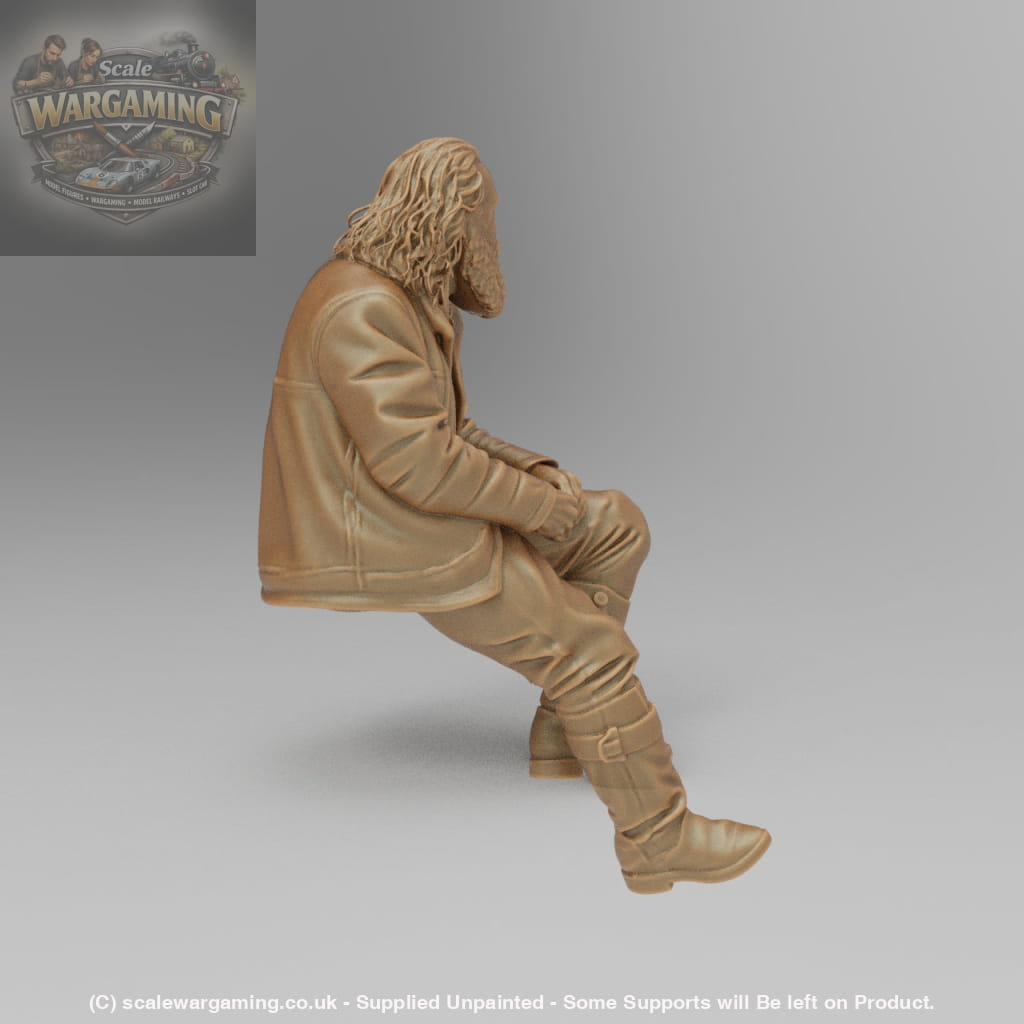 SW3016 Male sitting with long Beard - Figure